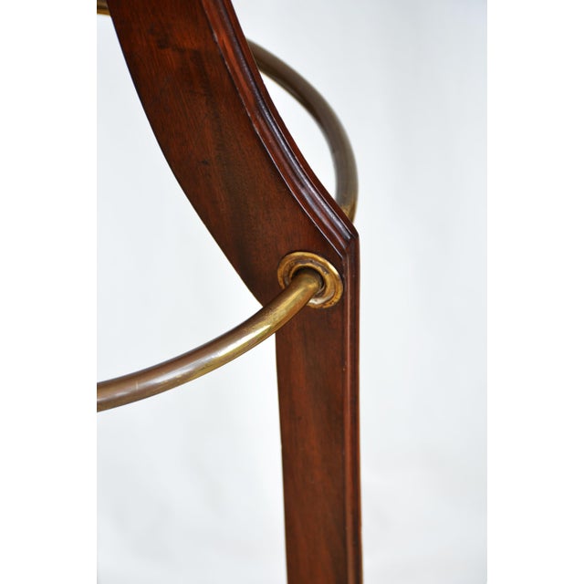 English Arts and Crafts Coat Stand in Mahogany, 1900s For Sale - Image 9 of 13