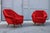 Metal Armchairs in Red Velvet from Framar, 1950s, Set of 2 For Sale - Image 7 of 15