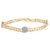 A whisper of radiance for every gesture, this bracelet marries iconic curb-link strength with the poetry of light. Crafted...