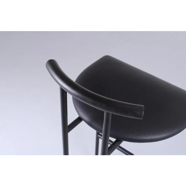 Tokyo Black Stool by Rodney Kinsman for Bieffeplast, 1980s For Sale - Image 14 of 18