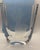 This is a vintage SEA Glasbruk Swedish clear crystal vase from the 1970s featuring an exquisitely hand-etched design of a...