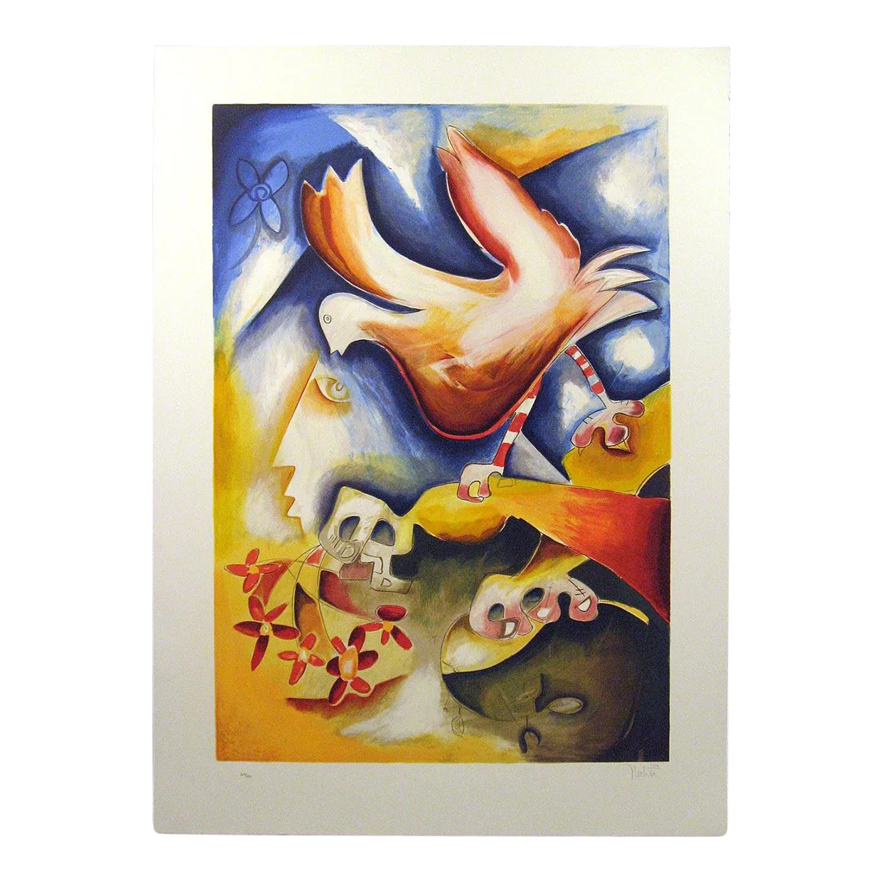 小磯良平　lithograph EditionEA Alexandra Nechita 
