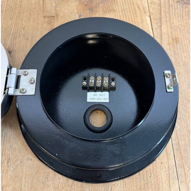 Vintage Black Hanil Ship Wall Clock, 1980s For Sale - Image 18 of 18