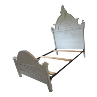 1920s Painted Antique Bedframe For Sale