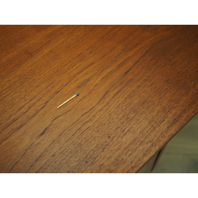 Danish Teak Desk, 1970s For Sale - Image 12 of 13