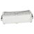 Textile Silver Precious Metals Goyardine Canvas Minaudiere Trunk For Sale - Image 7 of 9