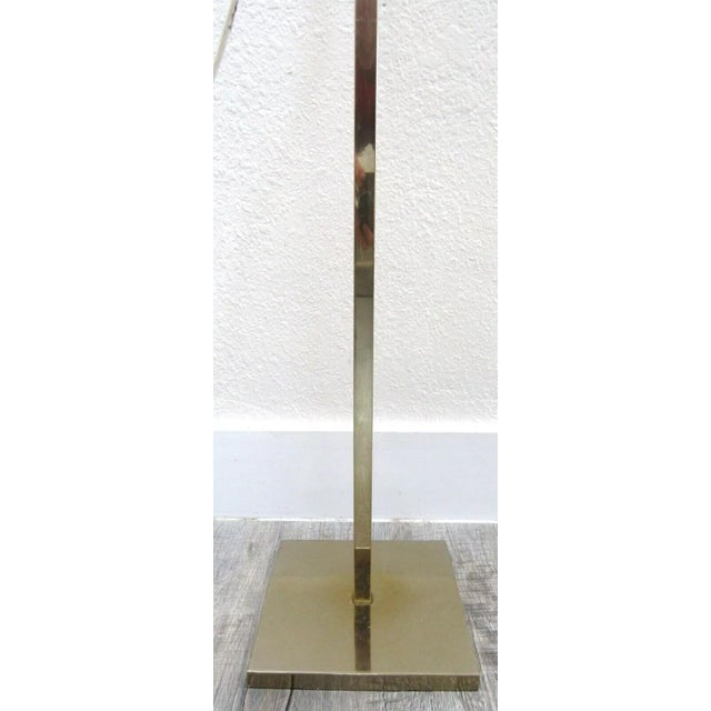 1960s 1960s Laurel Lamp Mfg. Co. Vintage Modernist Brass Adjustable Floor Lamp For Sale - Image 5 of 7