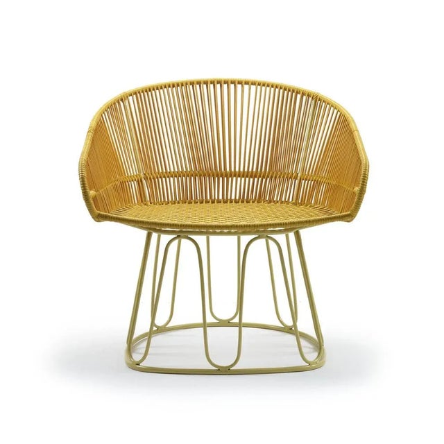 Contemporary Honey Circo Lounge Chair by Sebastian Herkner For Sale - Image 3 of 9