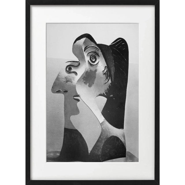 "Picasso's Sculptures" #2 Contemporary Black and White Gallery Wall of Photographs, Framed - Set of 15 For Sale - Image 6 of 11