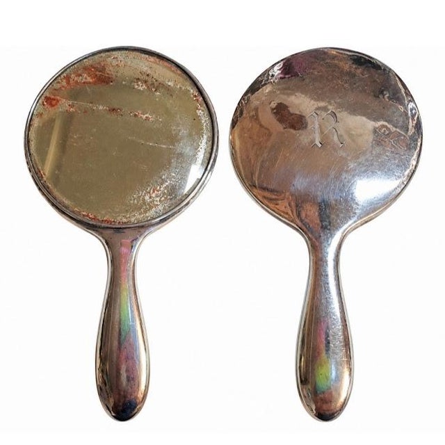 Edwardian 12 Pc Sterling Silver Dresser Set For Sale In Seattle - Image 6 of 12