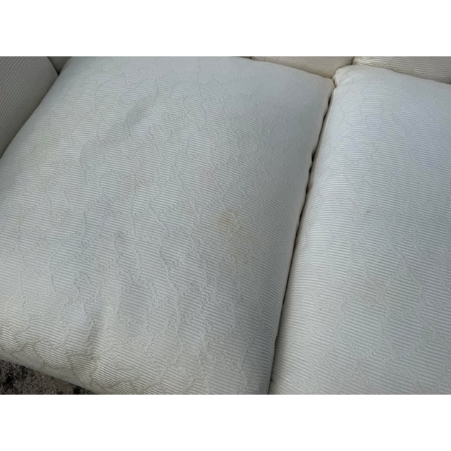 Vintage American Channel Back Lounge Sofa by Fine Arts Furniture New York For Sale - Image 11 of 12