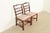 Baker Furniture Style Georgian Carved Mahogany Side Chairs or Dining Chairs, Pair For Sale - Image 13 of 13