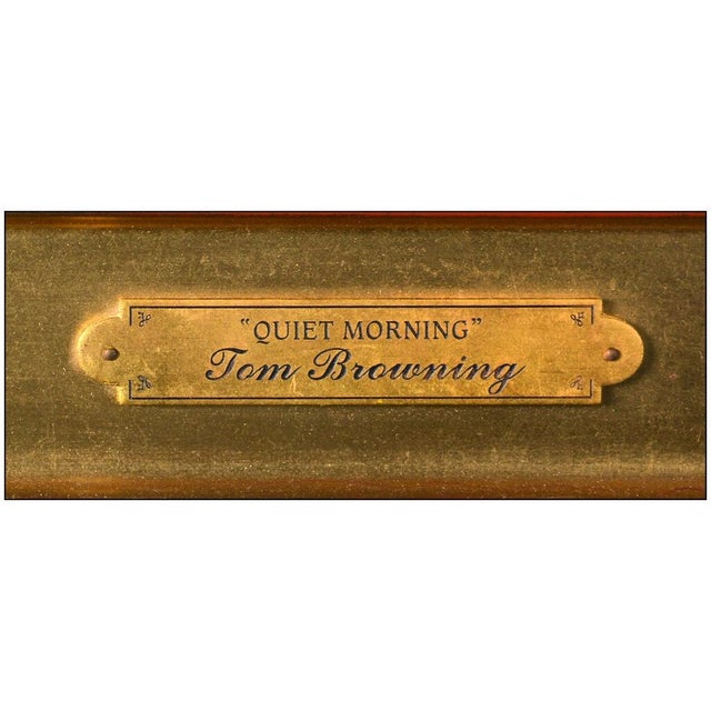 Late 20th Century Late 20th Century Quiet Morning, Tom Browning For Sale - Image 5 of 6