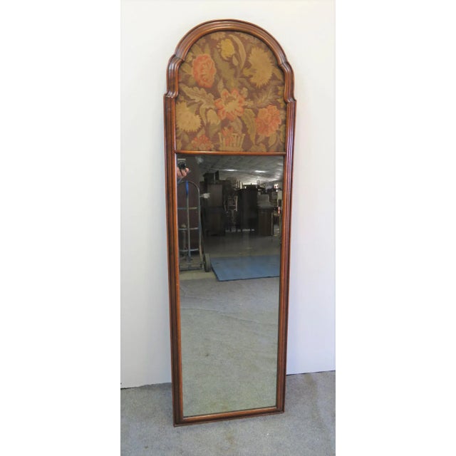 Early 19th Century 19th C Queen Anne Walnut Trumeau Mirror For Sale - Image 5 of 5