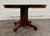 Wood Antique American Empire Style Scroll Foot Pedestal Dining Table Breakfast Table For Sale - Image 7 of 14