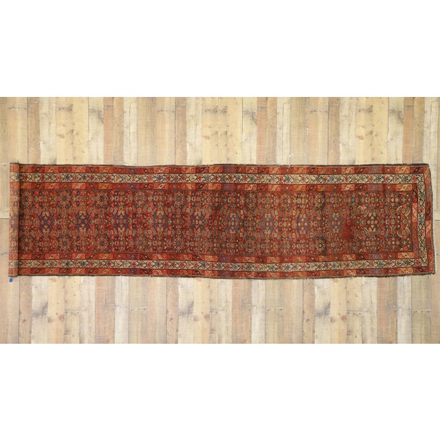Antique Persian Malayer Runner - 03’03 x 13’02 For Sale - Image 12 of 12