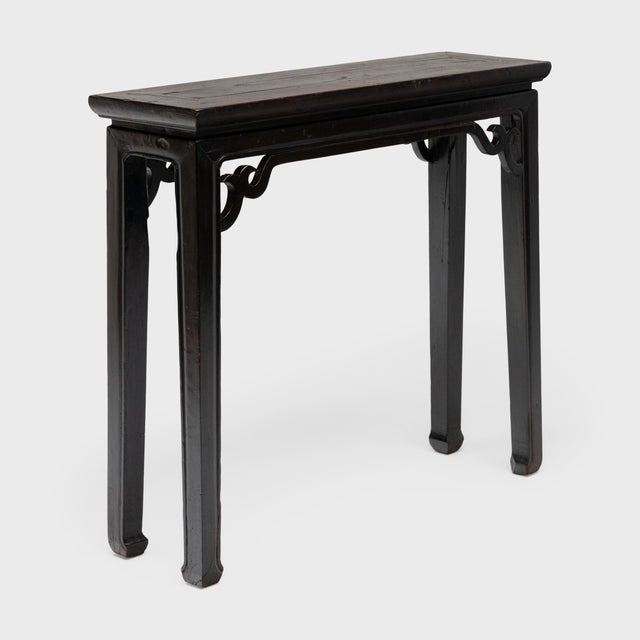 Traditional Chinese Waisted Ruyi Offering Table, C. 1850 For Sale - Image 3 of 5