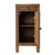 2020s Nora 12 in. W Rectangular Wood 1 Door Narrow End Table with Pull-Out Tray, Light Natural For Sale - Image 5 of 10