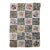 Vintage American Hand Hooked Rug in Block Pattern — Early 20th Century Folk Art For Sale