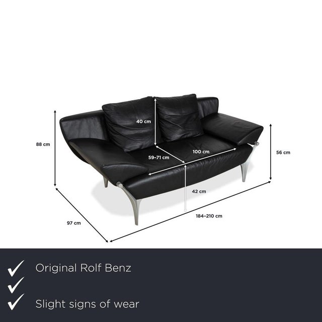 Rolf Benz 1600: Sculptural Design with Character. This sofa is a true design classic that doesn't need to hide its light...