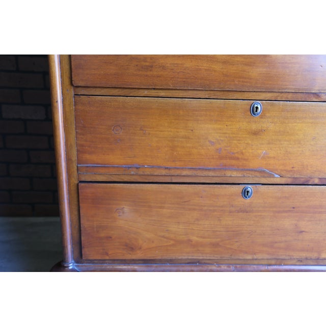 Antique Biedermeier Style Secretary Desk ~ Chest of Drawers For Sale - Image 6 of 13