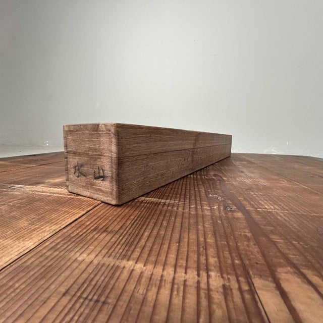 Antique Japanese Scroll with Hand-Painted Calligraphy For Sale - Image 16 of 18