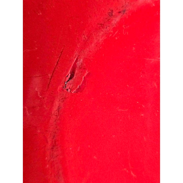 1960s Dansk Kobenstyle Red Enamel Paella Pan Designed by Jens Quistgaard For Sale - Image 12 of 12