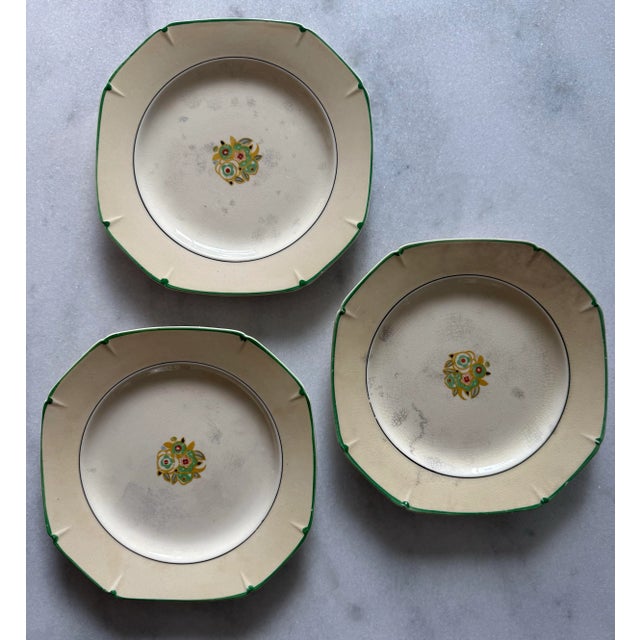 Set of 8 Vintage Art Moderne Salad Plates by Baker & Co For Sale - Image 11 of 13