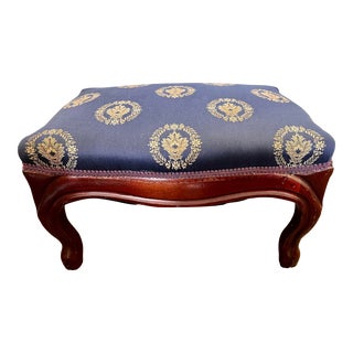 Small Mahogany Footstool For Sale