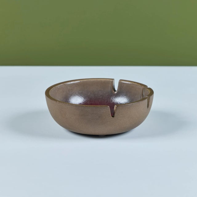 Heath Ceramics Speckle Glazed Ashtray For Sale In Los Angeles - Image 6 of 10
