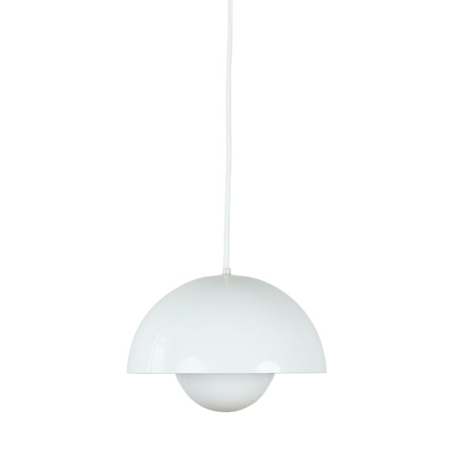Vintage Flowerpot Pendant Lamps by Verner Panton for Louis Poulsen, Set of 2 For Sale