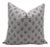 Fabdivine Handmade Block Printed Cushion Cover 16x16 Inch Pure Linen- Kartik For Sale