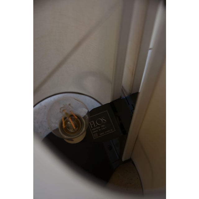 Metal Abatina Table Lamp by Tobia Scarpa for Flos, 1980s For Sale - Image 7 of 11