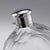 19th Century English Victorian Solid Silver and Glass Huge Hip Flask, 1874 For Sale - Image 9 of 12