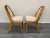 Brown Vintage Scandinavian Bamboo and Rattan Dining Chairs With Cane Backs – Set of 5 For Sale - Image 8 of 13