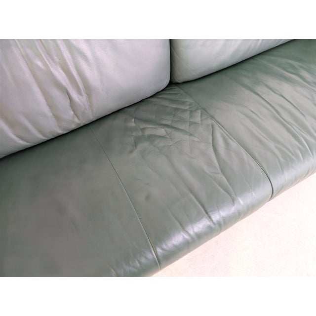 Vintage Sofa in Leather from Rolf Benz For Sale - Image 10 of 12