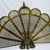 Bronze 19th Century Gilt Bronze Brass Victorian Peacock and Sphinx Fire Screen Fan For Sale - Image 8 of 18