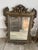 Brown Large Wall Giltwood Piemontese Mirror, 1940s For Sale - Image 8 of 8