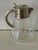 20 Th C Gorgeous Crystal Cut Silverplate Water Jug For Sale - Image 4 of 6