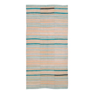 Galerie Shabab Collection Mid-20th Century Handmade Turkish Flatweave Kilim Gallery Carpet For Sale