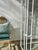 1980s Post Modern Architectural Steel and Glass | Pair of 1980s Postmodern Etageres For Sale - Image 5 of 5