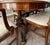 Traditional Northern Furniture Co. Vintage Mahogany Double Pedestal Dining Table With 6 Shield-Back Chairs & 4 Leaves For Sale - Image 3 of 12