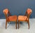 Barney Flagg 1950s Attributed to Barney Flagg for Drexel Walnut Dining Chairs Set of Six For Sale - Image 4 of 12