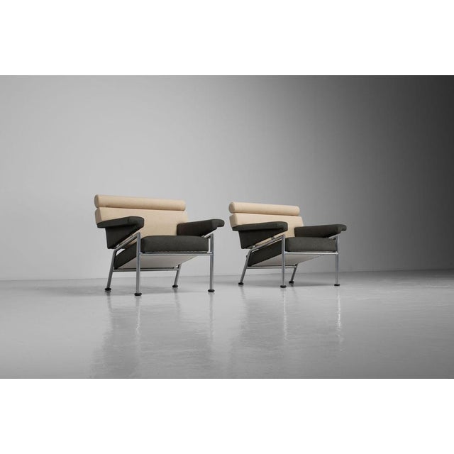 Easy Chairs by J.J.P Oud for Rotterdamse Spaarbank, Netherlands, 1960s, Set of 2 For Sale - Image 3 of 18