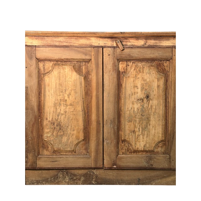 Poplar and Walnut Sideboard, 1800s For Sale - Image 4 of 5