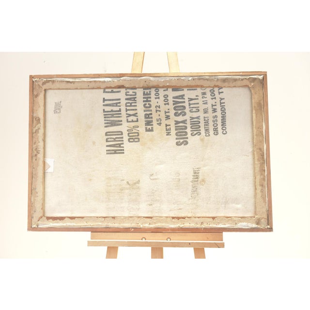 Wolf, Abstract Composition, 1956, Oil on Canvas, Framed For Sale - Image 4 of 6