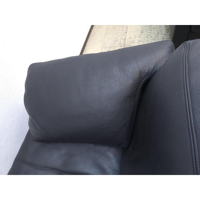 Animal Skin DS 17 Sofa in Black Leather from de Sede For Sale - Image 7 of 15