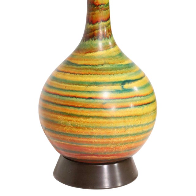 1957 Mid Century Ceramic Table Lamps by the Quartite Creative Corporation - a Pair For Sale - Image 16 of 18