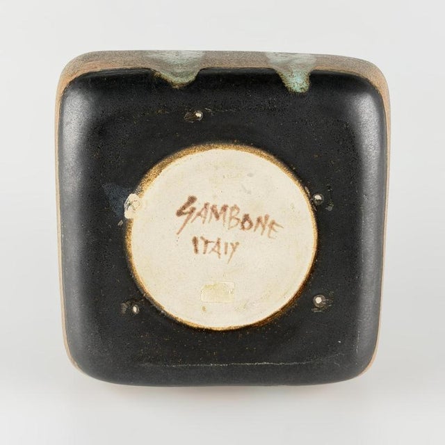 Hand-Painted Ceramic Vase by Bruno Gambone, Italy, 1960s For Sale - Image 10 of 13
