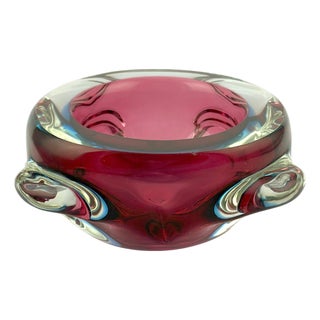 Murano Glass Bowl by Flavio Poli, 1970s For Sale